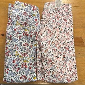 Janie and Jack Floral Kids Bottoms - 2 pair